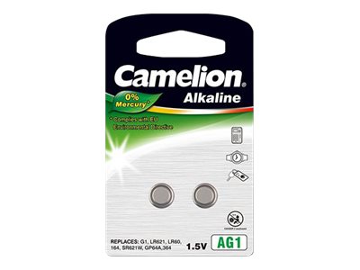 Camelion Ag1 Bp2 Batteri Lr60 Alkalisk Mah