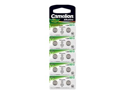 Camelion Ag13 Bp10 Batteri Lr44 Alkalisk 138 Mah