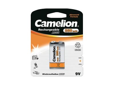 Camelion NH-9V250-BP1 - Batteri 9V - NiMH - (genopladelige) - 250 mAh