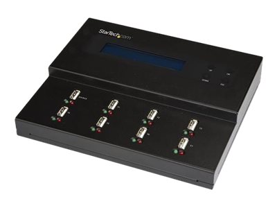 Startech.Com 1:7 Usb Stick Klonstation Und Löscher, Kopierer Für Mehrere Usb Laufwerke, System And File Und Sector-By-Sector Kopieren, 1,5 Gb/Min, Si