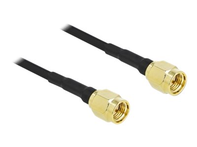 Delock - Antennenkabel - Sma Stik Til Sma Stik - 10 M - Koaksial - Sort