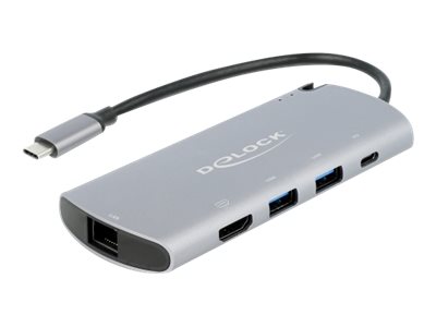 Delock Usb Type-C Dockingstation Mit M.2 Slot - 4K Hdmi / Usb / Lan / Pd 3.0