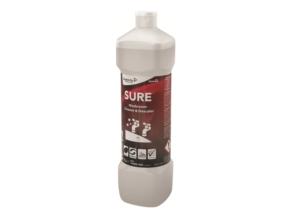 Sanitetsrengøring Sure Washroom Cleaner & Descaler 1L - (6 Liter)