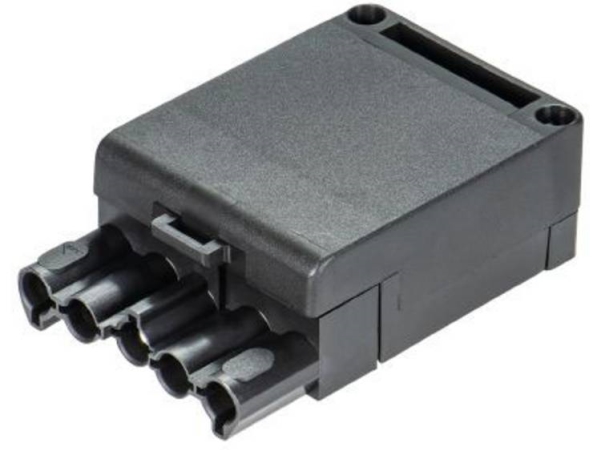 Wieland Electric 93.731.4553.0 Anschlussgehäuse Schwarz 1 Stk