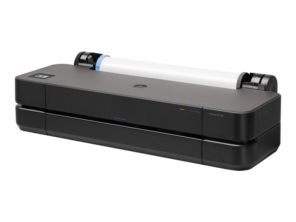 HP DesignJet T230 - stor-format printer - farve - blækprinter - A1, - 2400 x 1200 dpi - op til 0.58 min./side (mono) / op til 0.58 min./side (farve) - USB 2.0, LAN, Wi-Fi