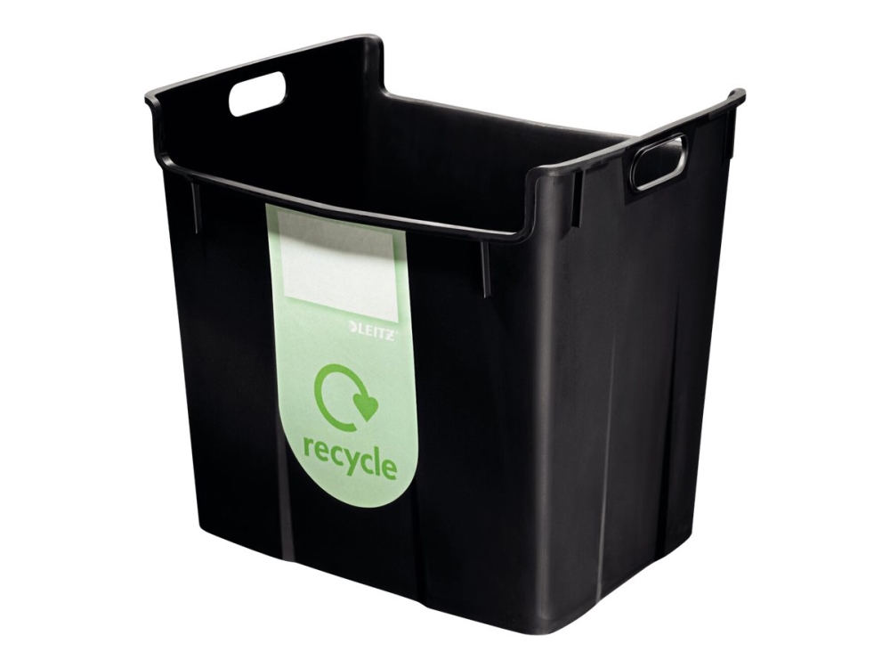 Papperskorg Leitz Basko 40 ltr. svart | Möbler - Bord - Tillbehör | GameStuff