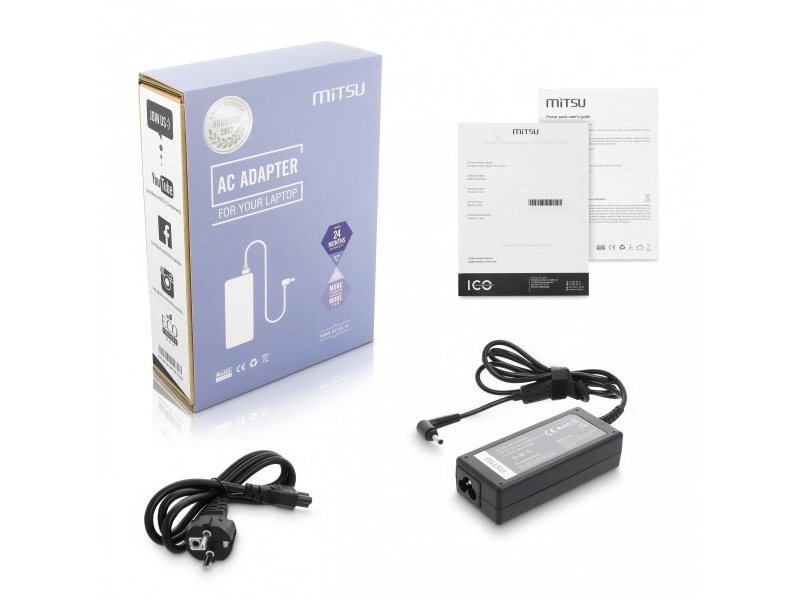 Mitsu Maitinimo Adapteris - Asus 65W 19V 3.42A Įkroviklis