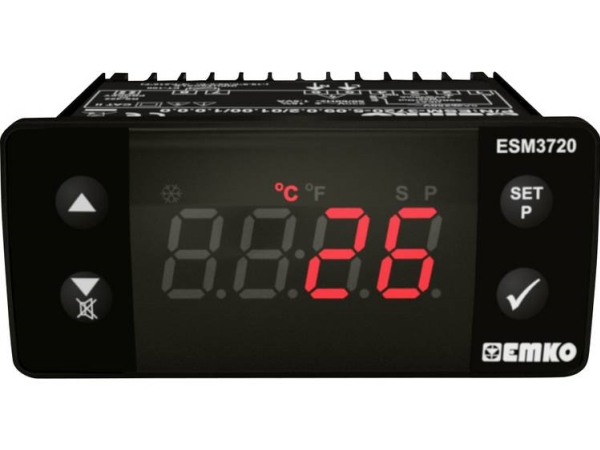 Emko Esm-3720.5.11.0.2/01.00/1.0.0.0 2-Punkt Og Pid-Regulator Temperaturregulator Pt100 -50 Til 400 °C Ssr (L X B X H) 65 X 76 X 35 Mm