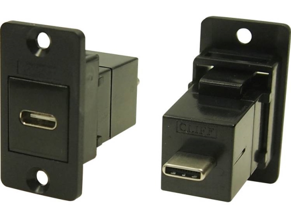 Usb-Stik Adapter, Tilslutning, Indbygning Usb-Bøsning Type C - Usb-Stik Type B. Cp30611 Cliff Indhold: 1 Stk
