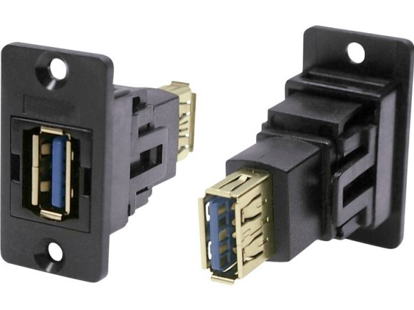 Usb-Stecker-Adapter, Anschluss, Bündig Usb-Anschluss, Typ A ⇔ Usb-Anschluss, Typ A Cp30605nx Cliff Inhalt: 1 Stück