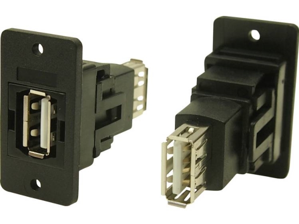 Usb-Stecker-Adapter, Anschluss, Bündig Usb-Anschluss, Typ A ⇔ Usb-Anschluss, Typ A Cp30608nx Cliff Inhalt: 1 Stück