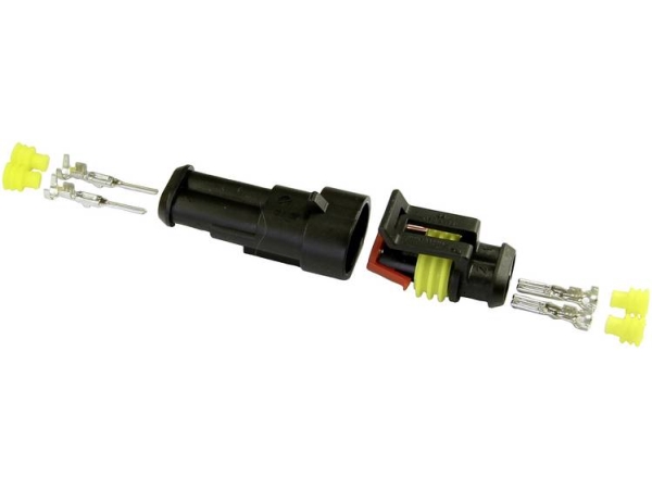 Baas-Superseal-Set Amp-Superseal 1,5 Mm Serie Gesamtzahl Der Pole 2 Rasterweite: 6 Mm Es12 1 Stück