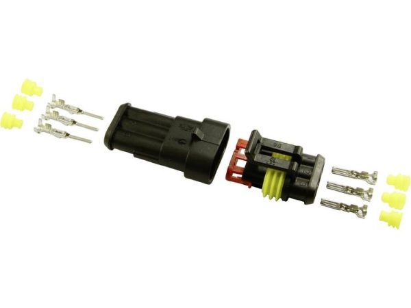 Baas-Superseal-Set Amp-Superseal 1,5 Mm Serie Gesamtzahl Der Pole 3 Rasterweite: 6 Mm Es13 1 Stück