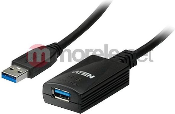 Aten Ue350a - 3.0 (3.1 Gen 1) - Usb A - Usb A - Han/Hun - Sort - Plastik (Ue350a-At)