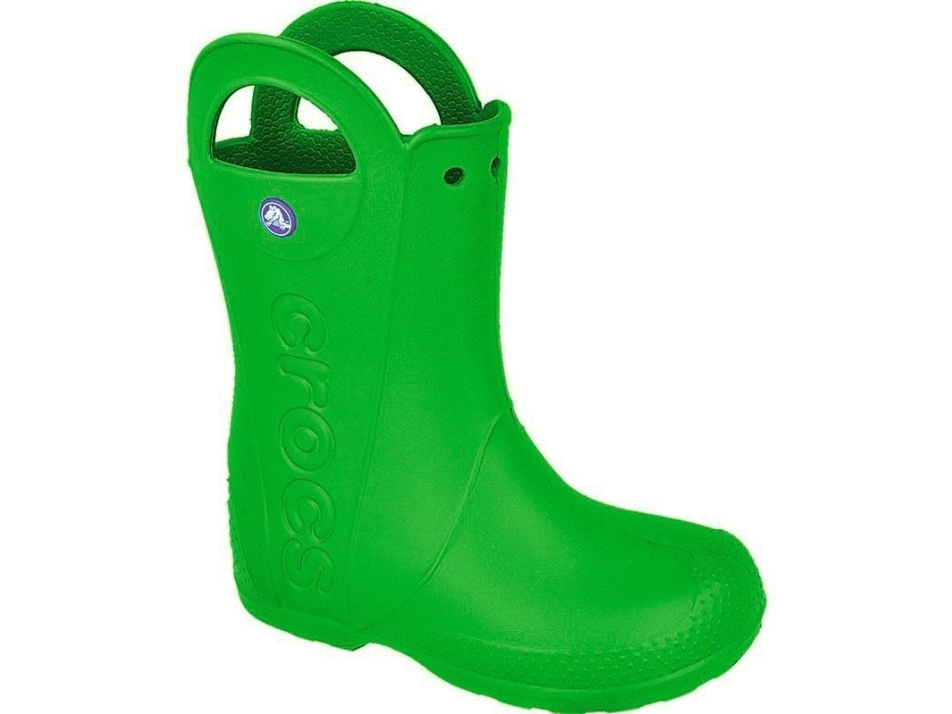 Crocs Handle It Kids Mørkegrønne Gummistøvler - (12803) 33-34