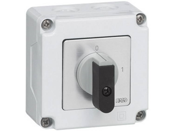 Baco Nb03ahq Lastafbryder 16 A 1 X 90 ° Grå, Sort 1 Stk