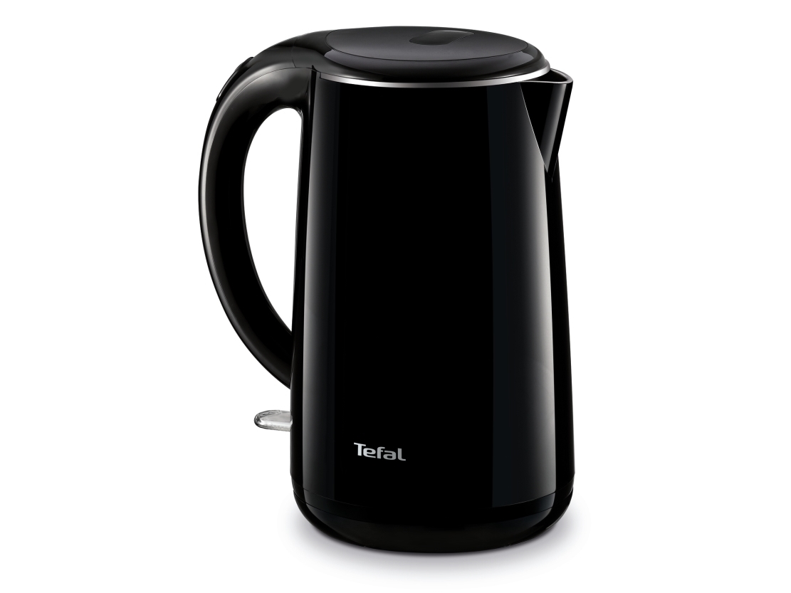 Tefal Safe''tea Ko2608, 1,7 L, 2400 W, Schwarz, Kunststoff, Edelstahl, Wasserstandsanzeige, Überhitzungsschutz