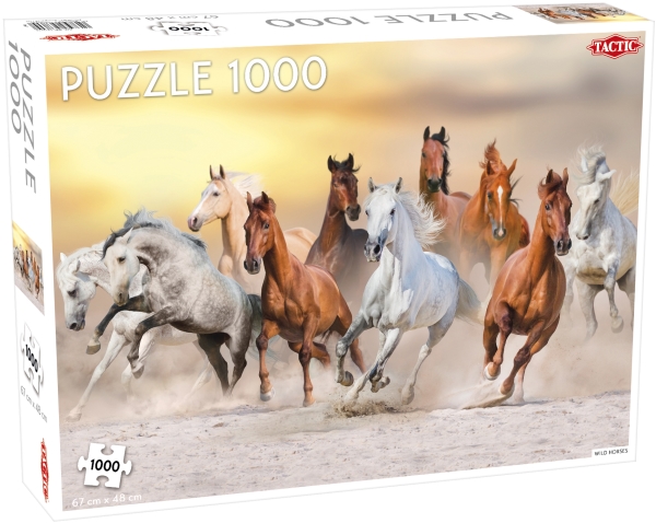 Tactic Animals: Wild Horses - 1000 Pcs, 1000 Stück(E), Tiere, 9 Jahr(E)