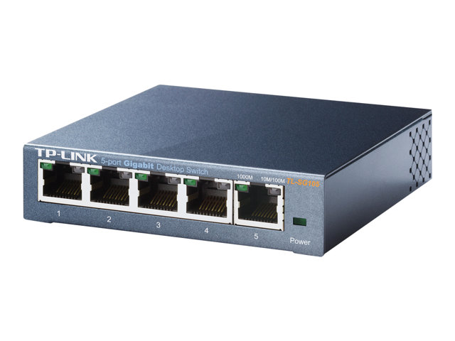 Tp-Link 5-Port 10/100/1000Mbit/S Desktop Switch, Unmanaged, Gigabit Ethernet (10/100/1000), Vollduplex