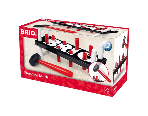 BRIO 30515 Pounding Bench | Leksaker - För dom minsta | GameStuff