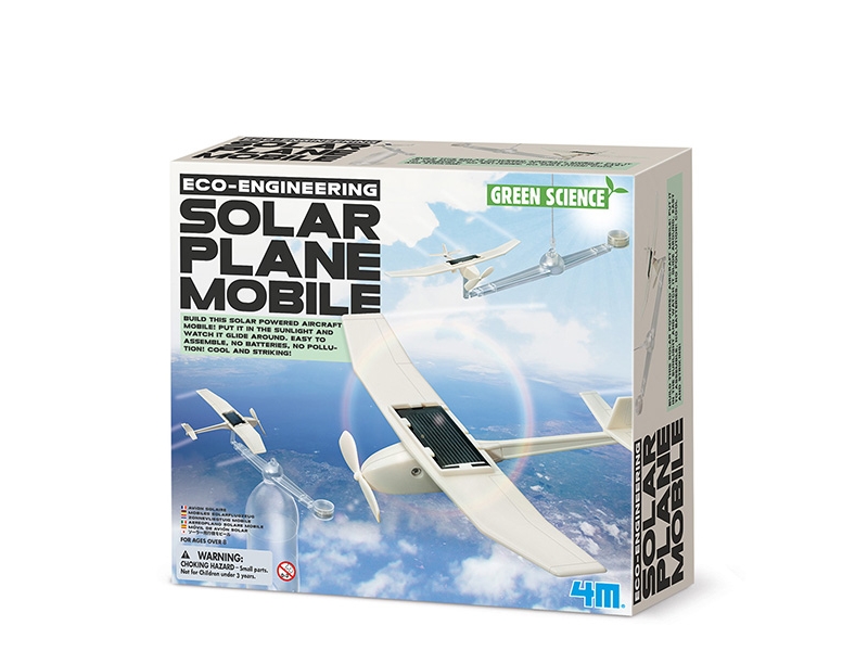 4M Solar Plane Mobile, Robot, Hvid, Solar, 24 mm, 22 mm, 6 mm