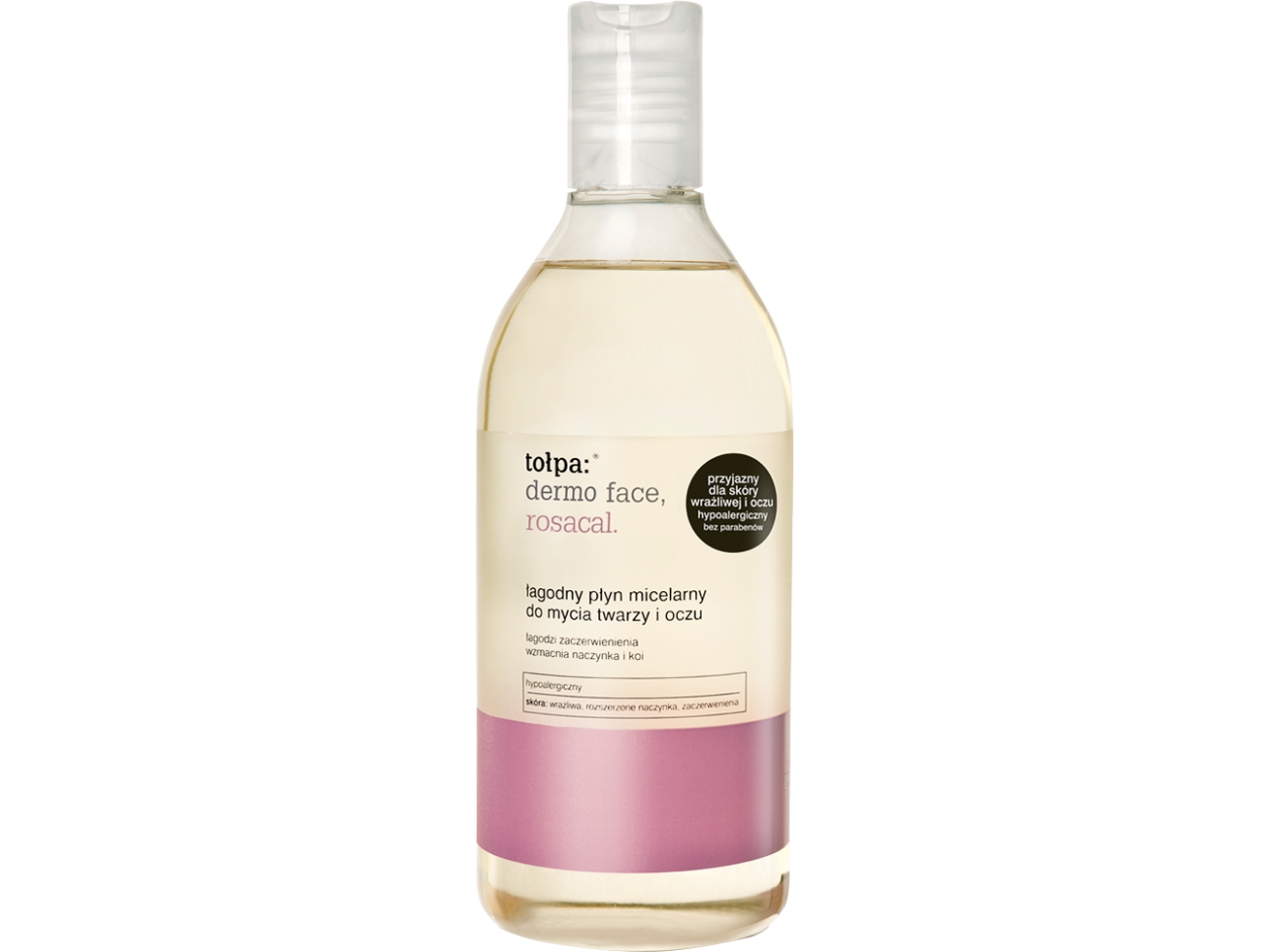 Tolpa Dermo Face Rosacal Strengthening Micellar Wash Til Ansigt Og Øjne 400 Ml