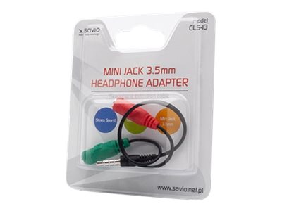 Savio Cls-13 Mini Jack 3.5Mm Headphone Adapter