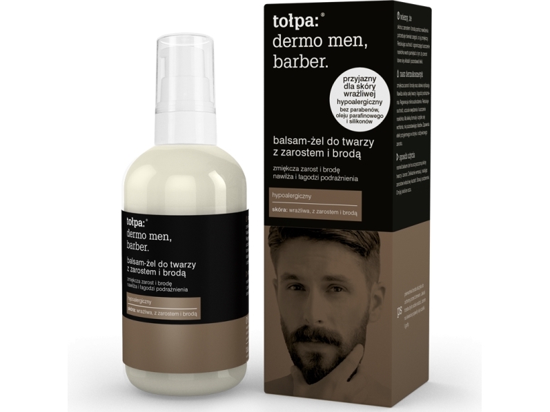 Tolpa Men, Barber, Skæg Og Skægbalsam-Gel 75 Ml