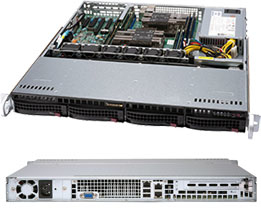 Supermicro Superchassis 813Mf2tqc-505Cb, Stativ, Server, Sort, 1U, 500 W, 100 - 240 V