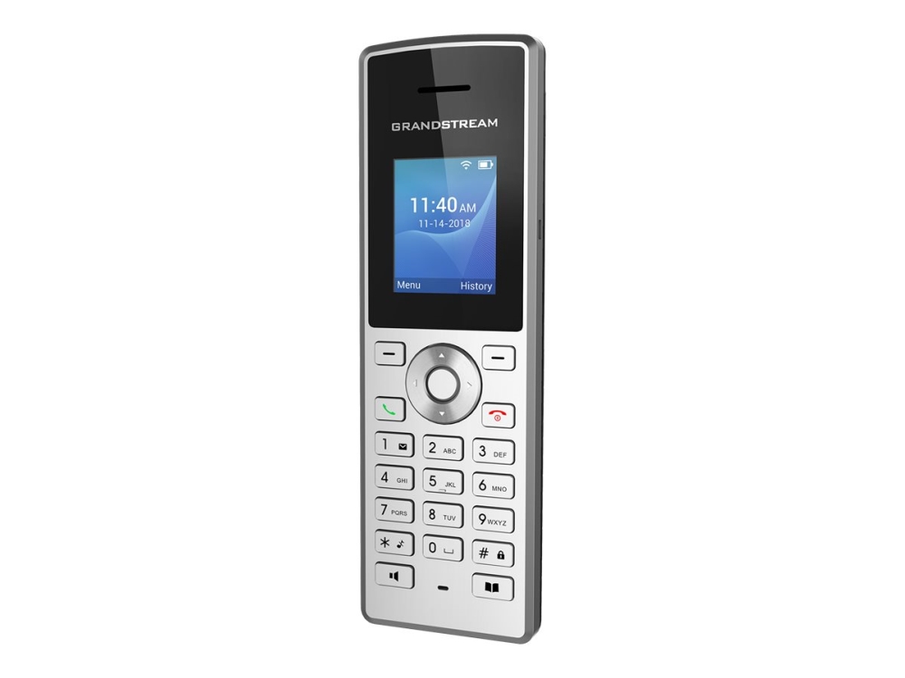 Grandstream WP810 - Trådlös VoIP-telefon - IEEE 802.11a/b/g/n/ac (Wi-Fi) - 3-riktad samtalsförmåg - SIP, RTCP, RTP, SRTP - 2 linjer