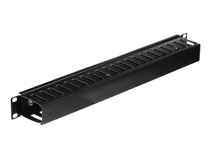 Netrack - Kabelorganisator - Sort - 1U - 19"