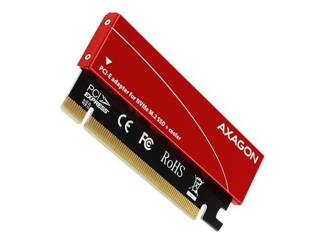 AXAGON PCEM2-S - Gränssnittsadapter - M.2 - M.2 NVMe Card - PCIe 3.0 x16 | Datorkomponenter - Kylning & moddning - Övrig Kylning | GameStuff