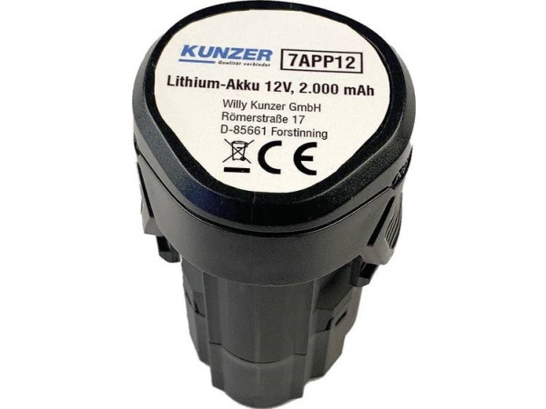 Kunzer 7App12 Werkzeug-Akku 2 Ah Lithium