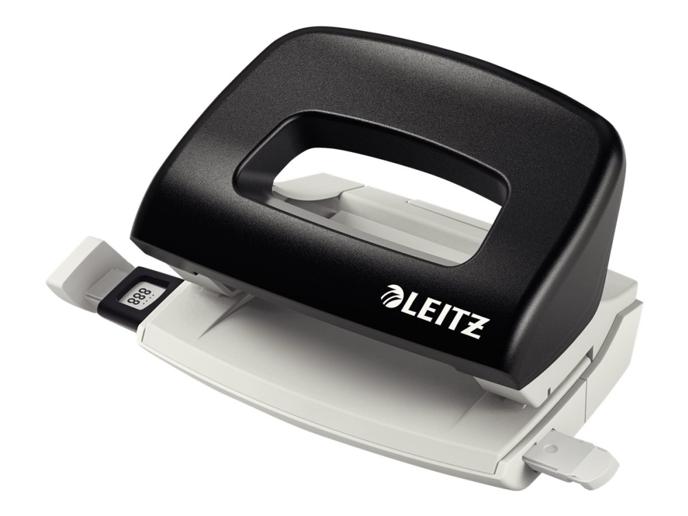 Hulapparat Leitz 5058 NeXXt, 2-huls 10 ark Sort