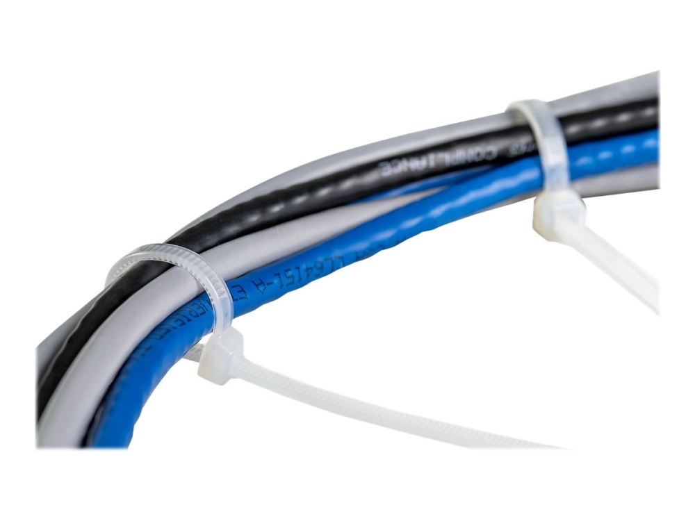 StarTech.com CBMZT10N, Avattava johdinside, Nailon, Muovi, Valkoinen, 6,8 cm, V2, 50 mm