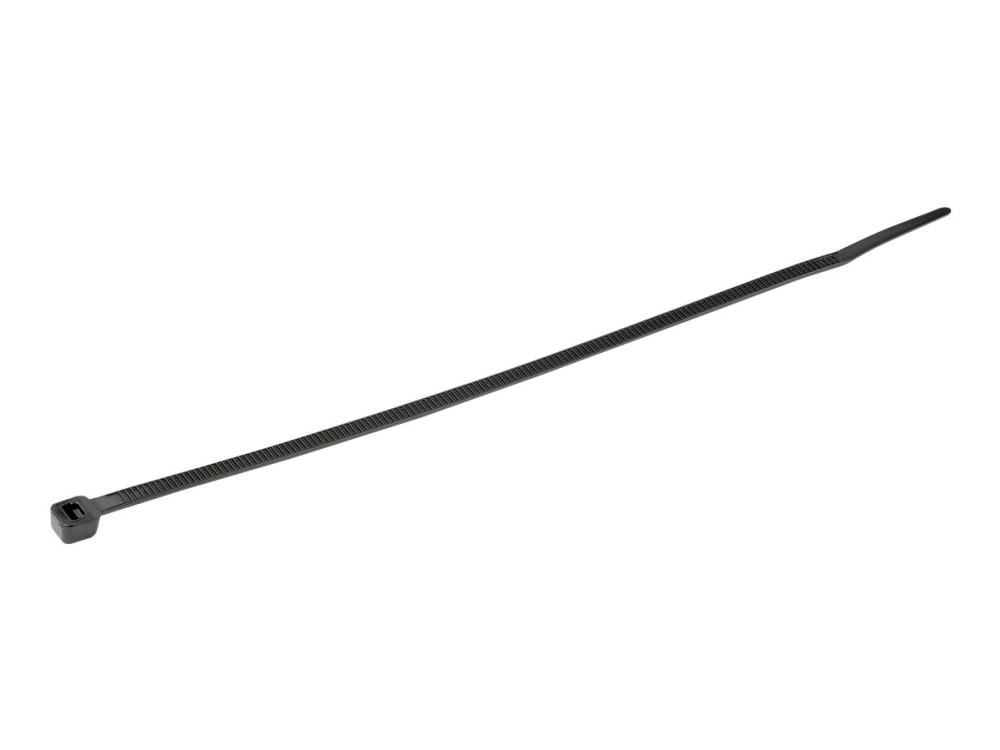 StarTech.com 10"(25cm) Cable Ties, 1/8"(4mm) wide, 2-5/8"(68mm) Bundle Diameter, 50lb(22kg) Tensile Strength, Nylon Self Locking Zip Ties w/Curved