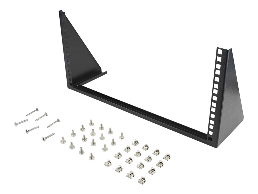 Startech.com 5u Vertical Wall Mount Rack 19in Low Profile Open Wall Mounting Bracket Network/server Room/data/av/it/patch Panel/communication/com
