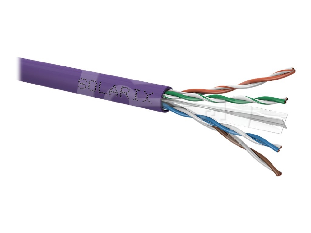 Solarix Sxkd-6-Utp-Lsoh - Massekabel - 305 M - Utp - Cat 6 - Halogenfrei - Lila
