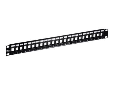 Trendnet Tc-Kp24, Rackeinbau, 1U, Schwarz, Acrylnitril-Butadien-Styrol (Abs), Spcc, 483 Mm, 45 Mm
