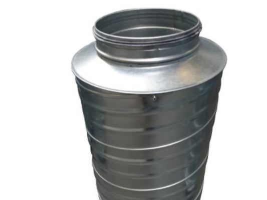 ljuddämpare Ø200 L=600 - LYC-50-200-600 nippel cirkulär galvaniserad | Ventilation & Klimat - Rör & Kopplingar - Ljuddämpare | GameStuff