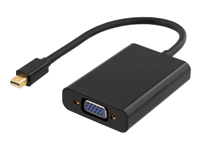 Deltaco Dp-Vga13, 0,25 M, Mini Displayport, Vga (D-Sub), Stecker, Buchse, 1920 X 1080 Pixel