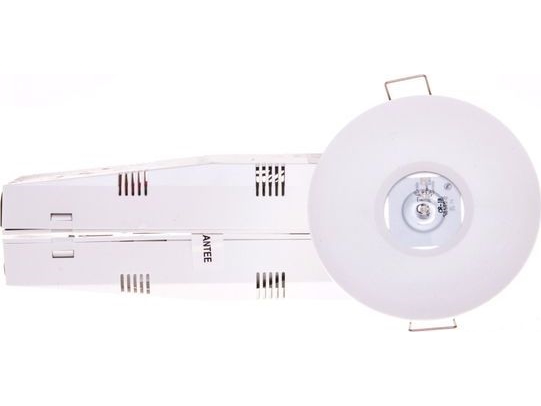 LED-nødlysarmatur 3W 1h AXEP ECO IP65/20 3W (åben opt.) enkeltfunktion hvid AXPO/3W/E/1/SE/X/WH