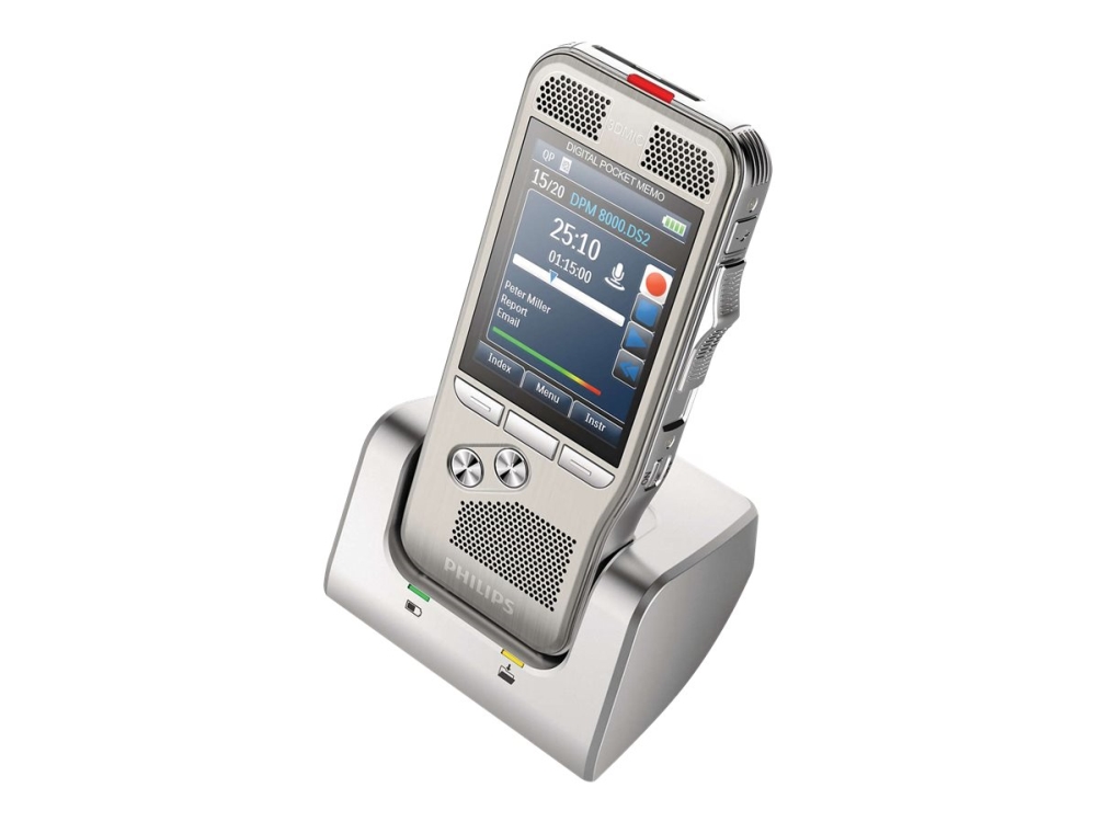 Philips Pocket Memo DPM8100 - Stemmeoptager - 200 mW - 4 GB