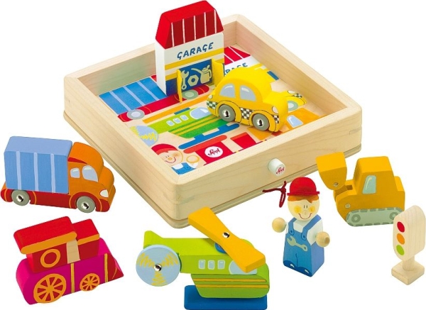 Sevi Spatial Puzzle, Transport, 8 El. (81677)
