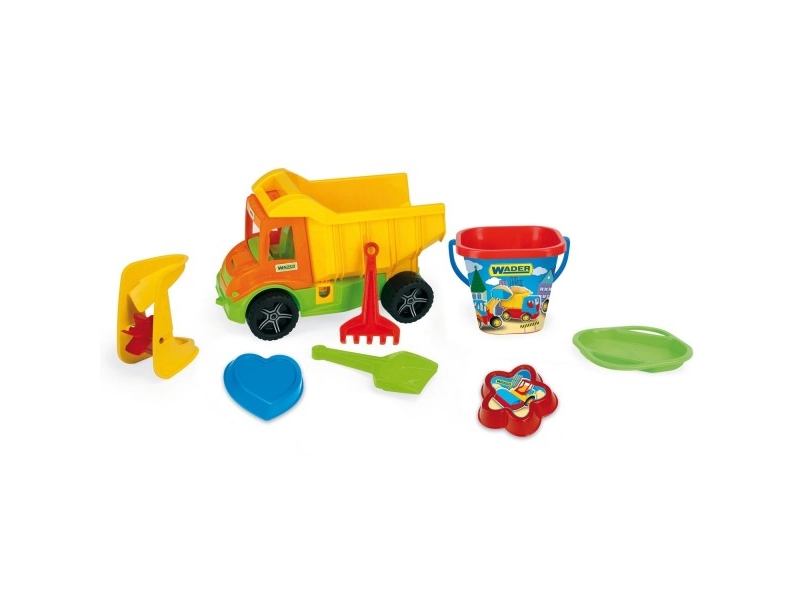 Multitransporterande dumptrucksandset till skopan | Utomhusleksaker - Spela i trädgården - Tillbehör | GameStuff