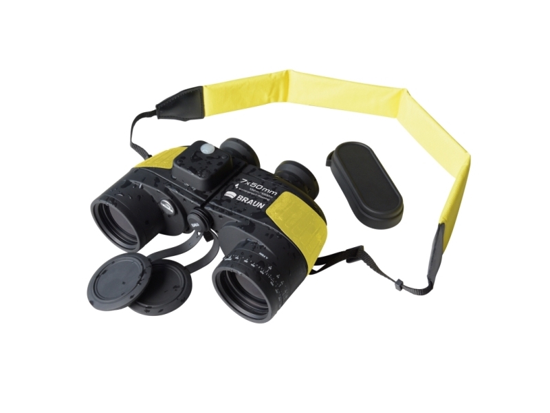 Braun Marine Binoculars, BaK-4 Porro, 7x, 5 cm, Ytbeläggning med flera lager (MC), Vattentät, 890 g | Foto och video - Kikare | GameStuff