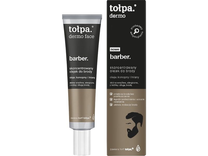 Tolpa Dermo Barber Koncentreret Skægolie 75 Ml