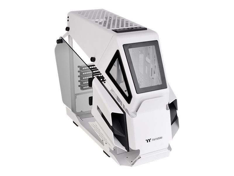Thermaltake Ah T200 Snow, Micro Tower, Pc, Weiß, Micro Atx, Mini-Itx, Spcc, Gehärtetes Glas, Multi