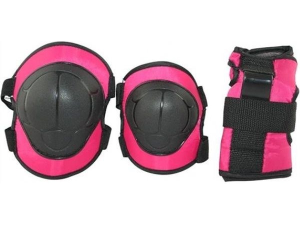 NILS Extreme H110 størrelse M mørk pink puder sæt (16-2-340)