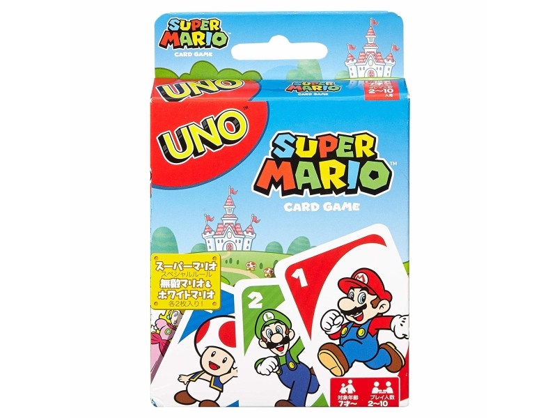 Spiele Uno Super Mario, Kartenspiel, Schneiden, 7 Jahre, Familienspiel